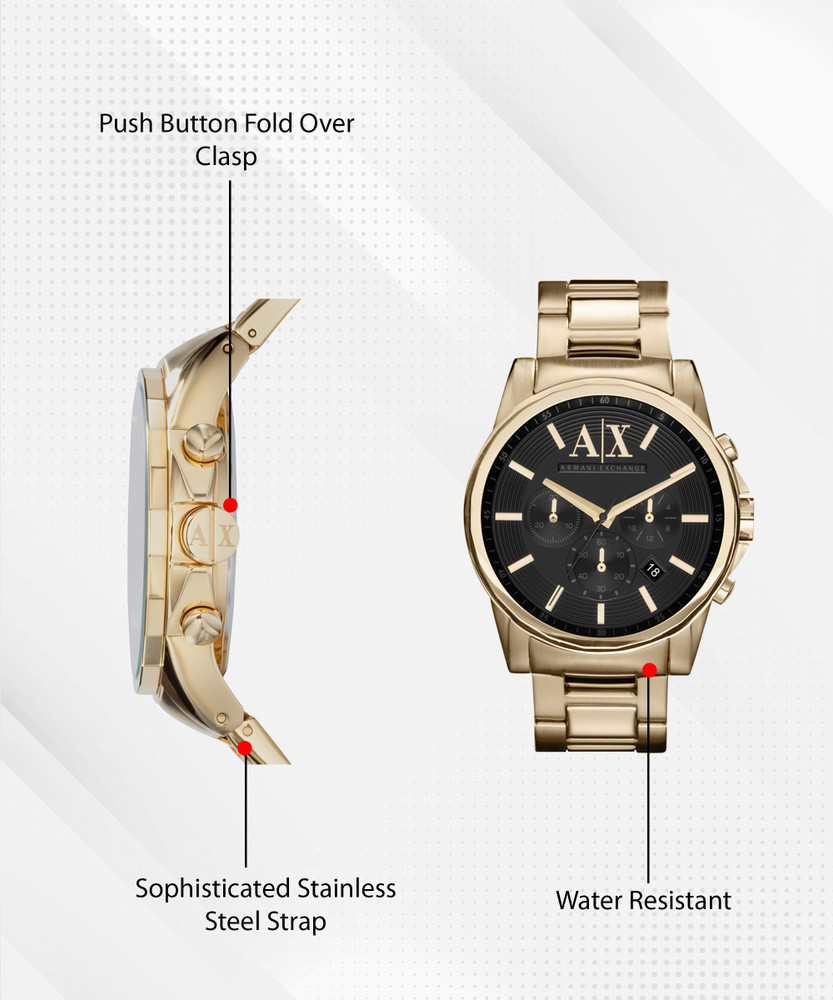 A X ARMANI EXCHANGE Outerbanks Analog Watch For Men Buy A X ARMANI EXCHANGE Outerbanks Analog Watch For Men AX2095 Online at Best Prices in India Flipkart