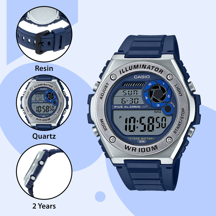 Casio illuminator five alarms 2025