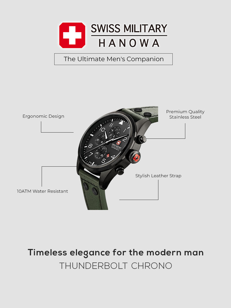 Swiss Military Hanowa THUNDERBOLT CHRONO THUNDERBOLT CHRONO Analog Watch For Men Buy Swiss Military Hanowa THUNDERBOLT CHRONO THUNDERBOLT CHRONO Analog Watch For Men SMWGC0000430 Online at Best Prices...