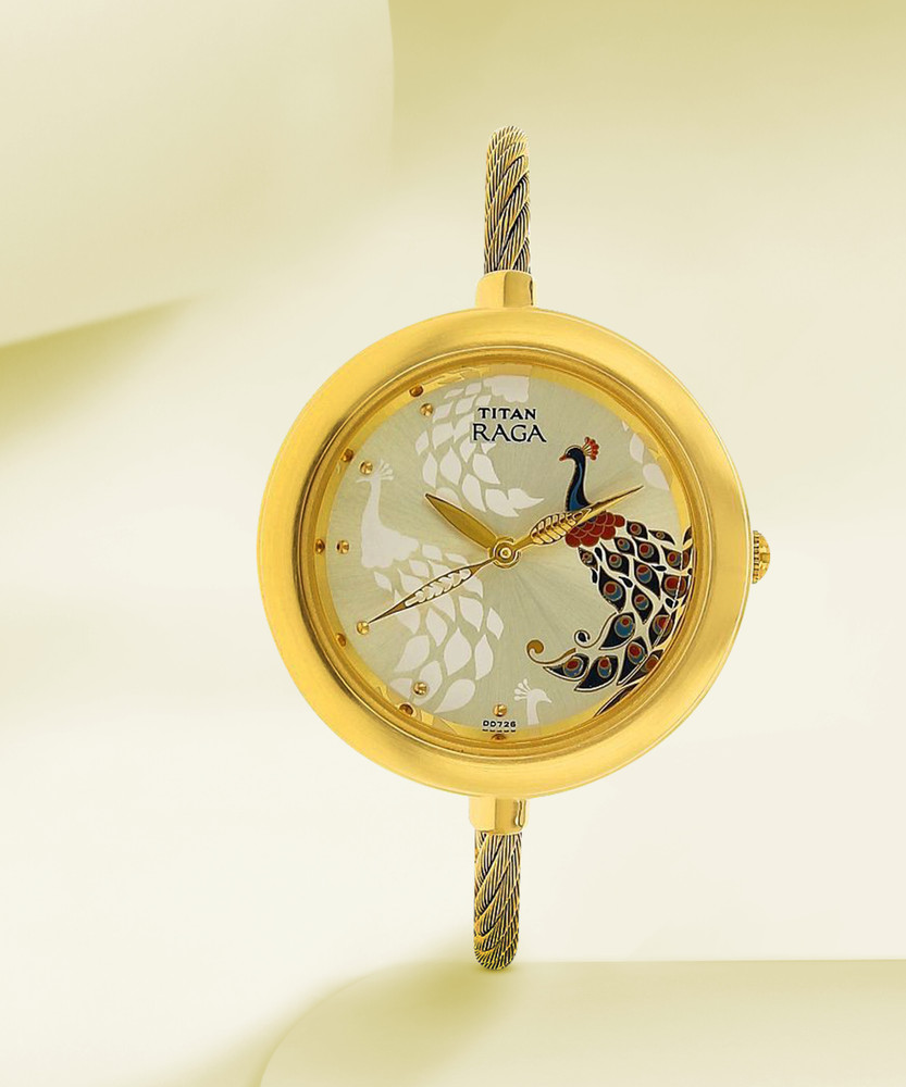 Titan peacock watch on sale