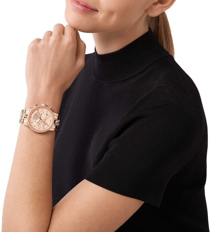 Michael kors ritz rose gold tone chronograph ladies watch hotsell