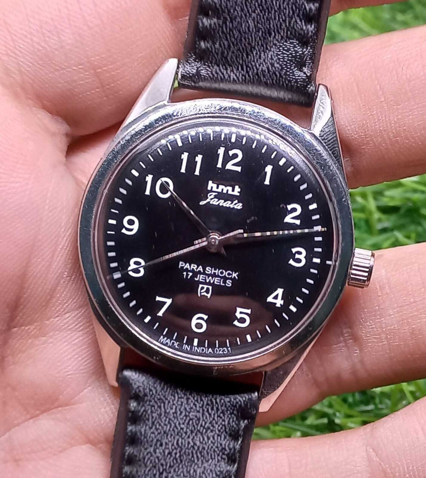 Seema HMT Kohinoor Vintage Hand Winding BLACK JANATA Dial