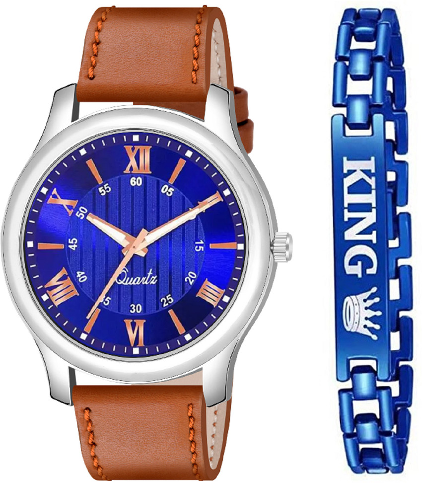 KIARVI GALLERY Analog Watch For Boys Buy KIARVI GALLERY Analog Watch For Boys Blue Roman with King Bracelet for men and boys Online at Best Prices in India Flipkart