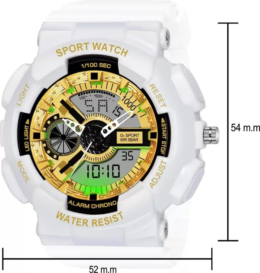 Sport watch deals white colour