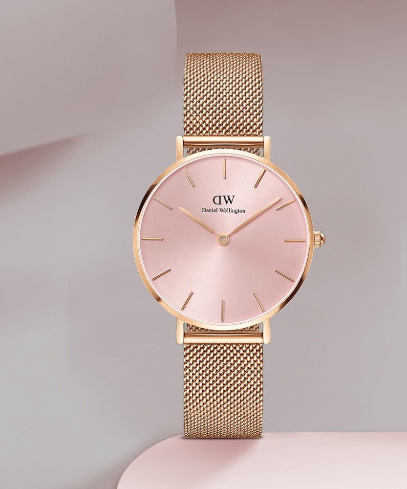 DANIEL WELLINGTON Petite Petite Melrose Pink color Round - 32 mm