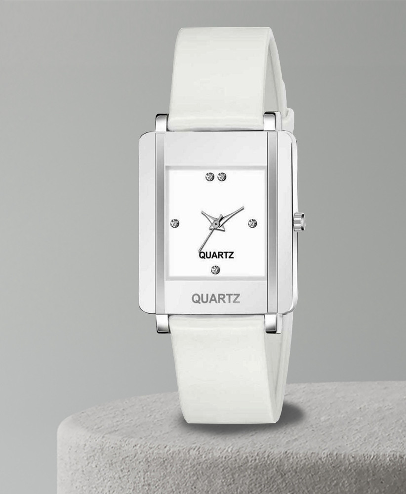 KNACK Analog Watch For Girls Buy KNACK Analog Watch For Girls White square shape simple and professional women Watch For Girls Online at Best Prices in India Flipkart
