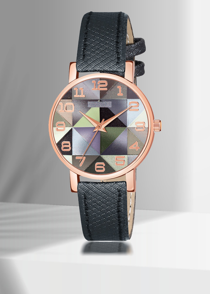 Women's geometry quartz watch flipkart on sale