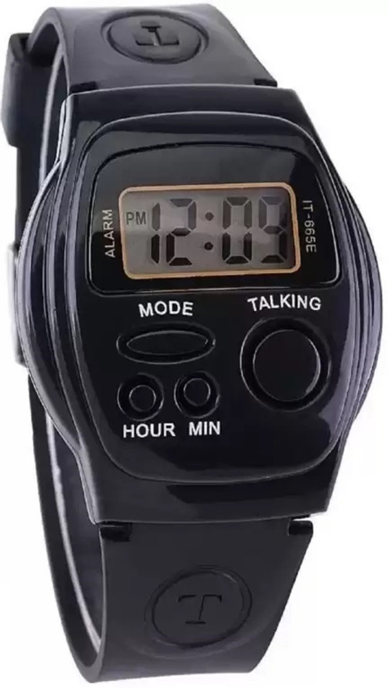 xinjia XJ 665E Talking Digital Watch For Boys Girls Buy xinjia XJ 665E Talking Digital Watch For Boys Girls Talking Watch For Blind Kids And Senior Citizen English Online