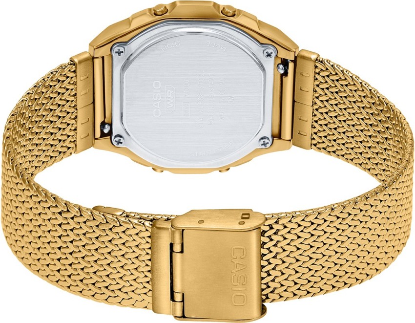 Casio gold hot sale bracelet watch