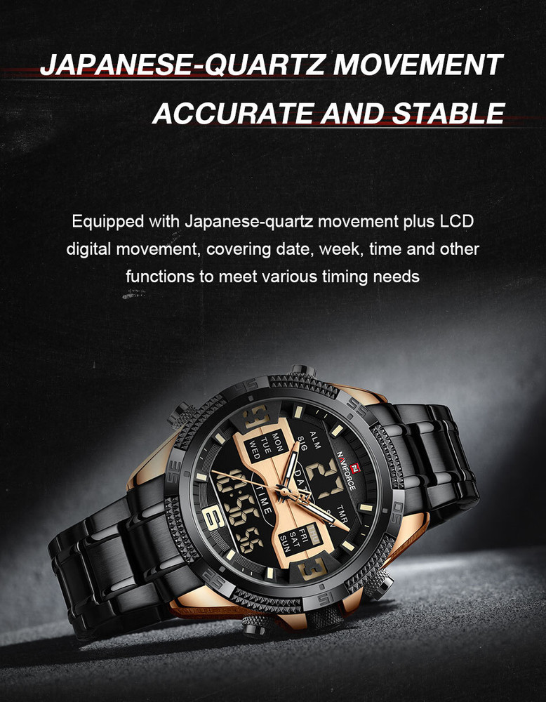 Naviforce black hotsell