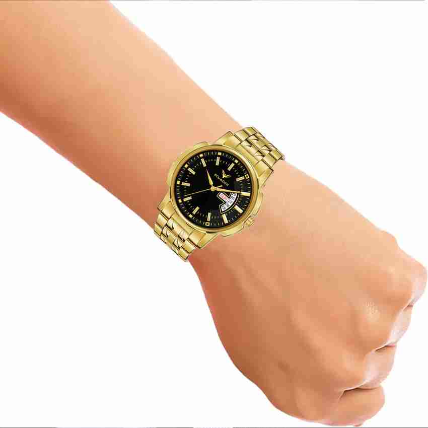 ECUADOR ER 1130 Gold Plated Slim Series Day And Date Functioning
