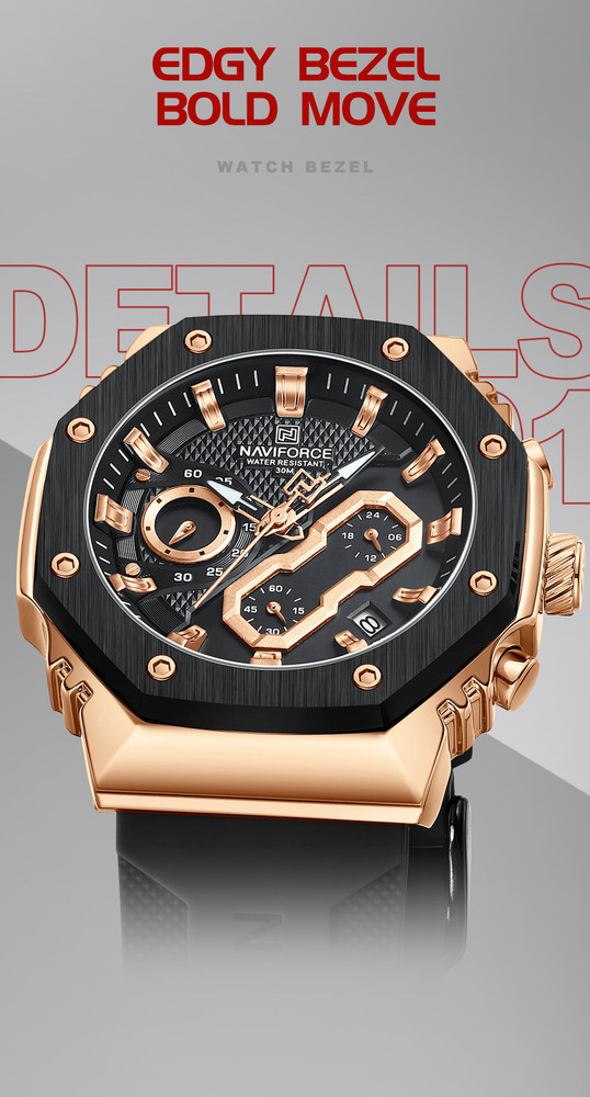 Naviforce watch unique design discount