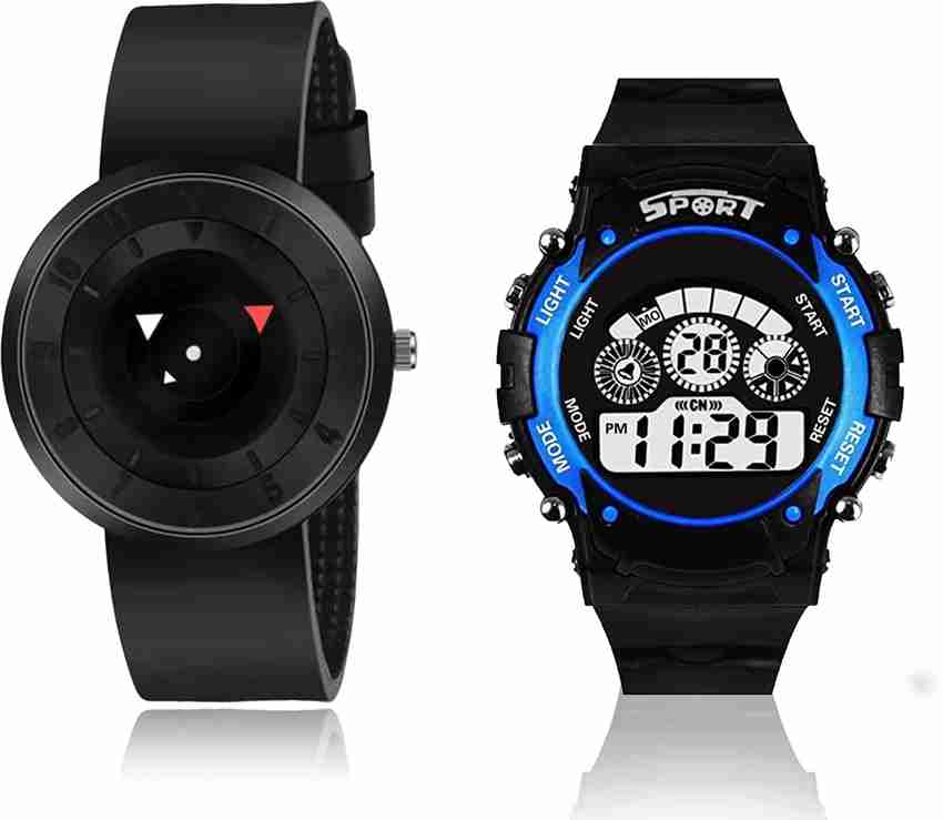 WATCHVERSE WATCHVERSE Black Arrow watch With Free Blue Sport Digital Watch For Boys Kids Analog Watch For Boys Buy WATCHVERSE WATCHVERSE Black Arrow watch With Free Blue Sport Digital