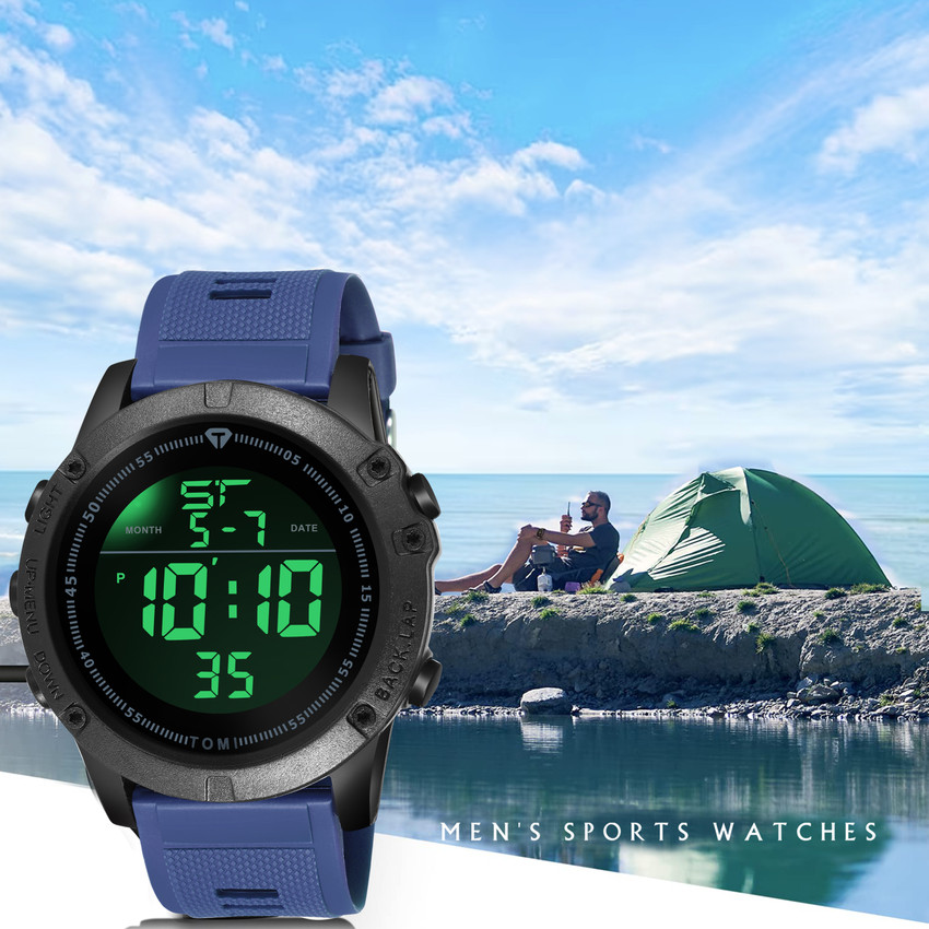 TOMI Sports Digital Watch For Men Digital Watch For Men Buy TOMI Sports Digital Watch For Men Digital Watch For Men TM 1808G Online at Best Prices in India Flipkart
