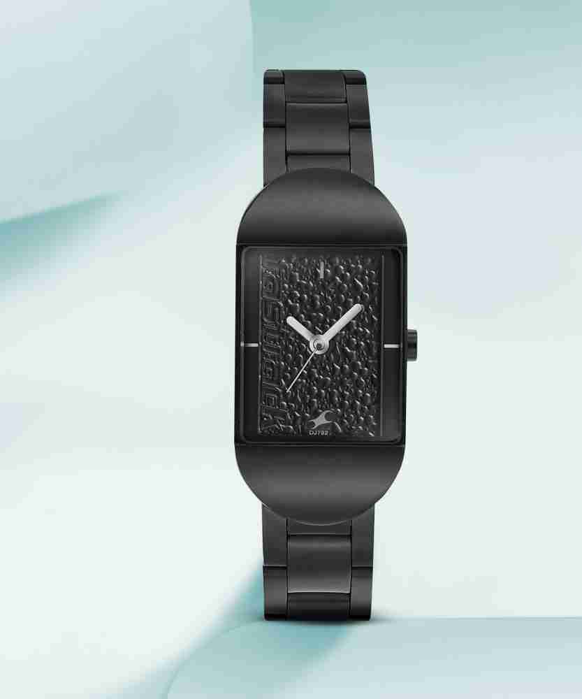 Fastrack black outlet wrist watch