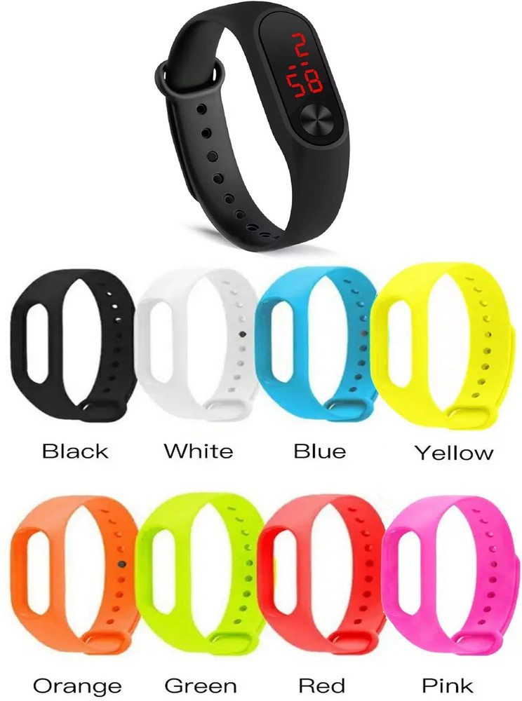 R AND P ENTERPRISE New Digital watch with changeable belt for boys and girls 1 watch 7 belt Stylish Professional Watch Digital Watch For Boys Girls Buy R
