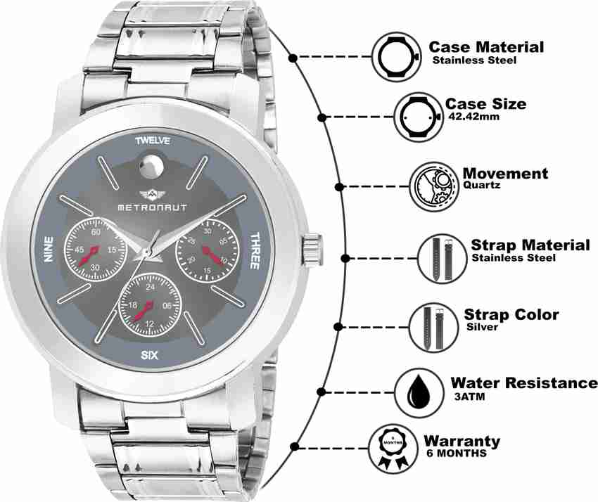 METRONAUT Sports Formal Casual Purpose Watch for Men Basic Analog