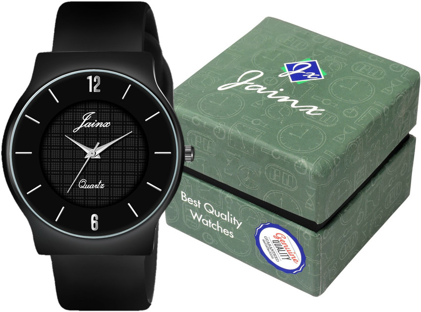 Jainx Slim Black Dial Silicone Band Analog Watch For Men Buy