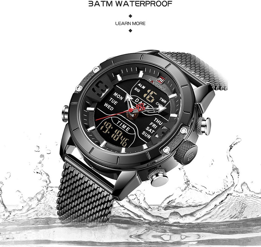 NAVIFORCE NF 9153BK NF 9153 Analog Digital Watch For Men Buy NAVIFORCE NF 9153BK NF 9153 Analog Digital Watch For Men NF 9153BK Online at Best Prices in India Flipkart