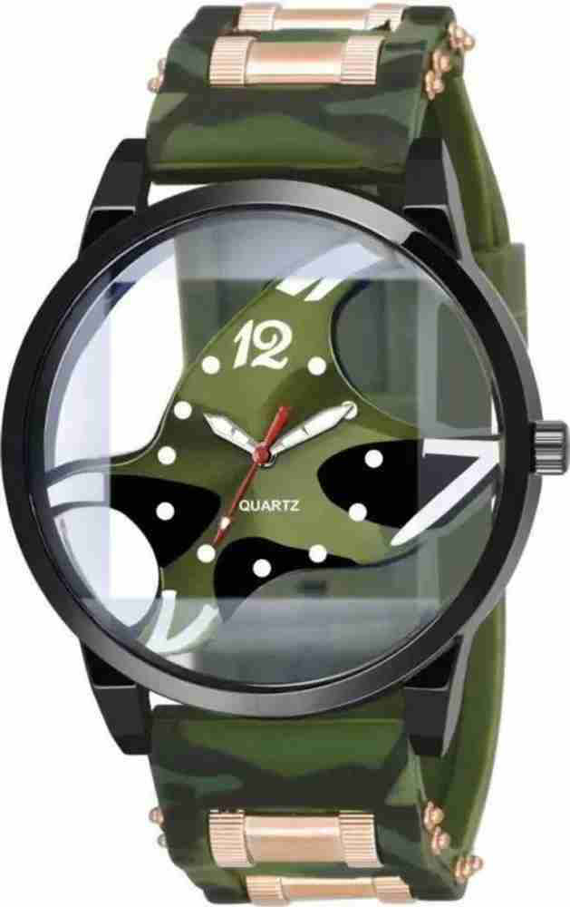 Curren transparent outlet watch