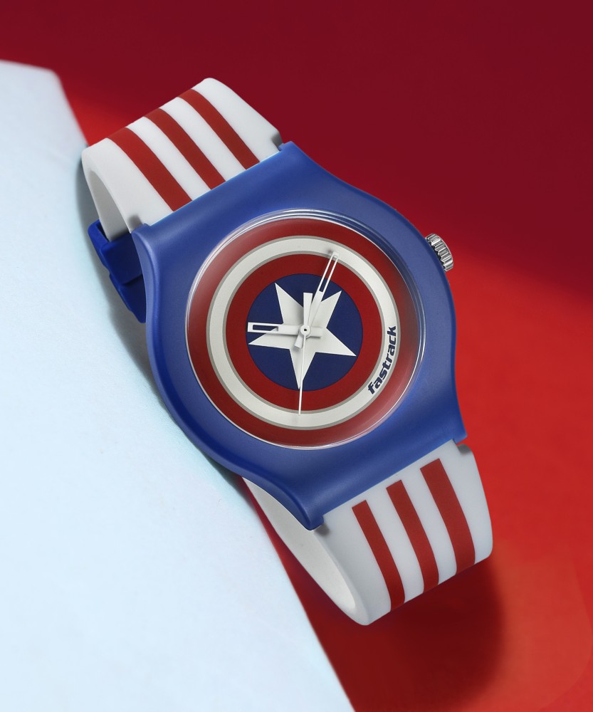 Captain america fastrack watch new arrivals