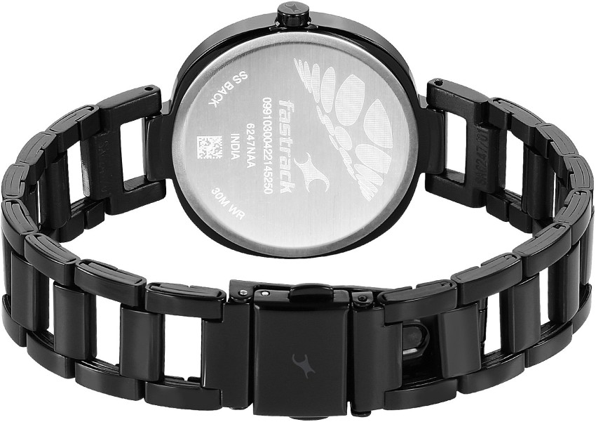 Fastrack black chain on sale watches for womens