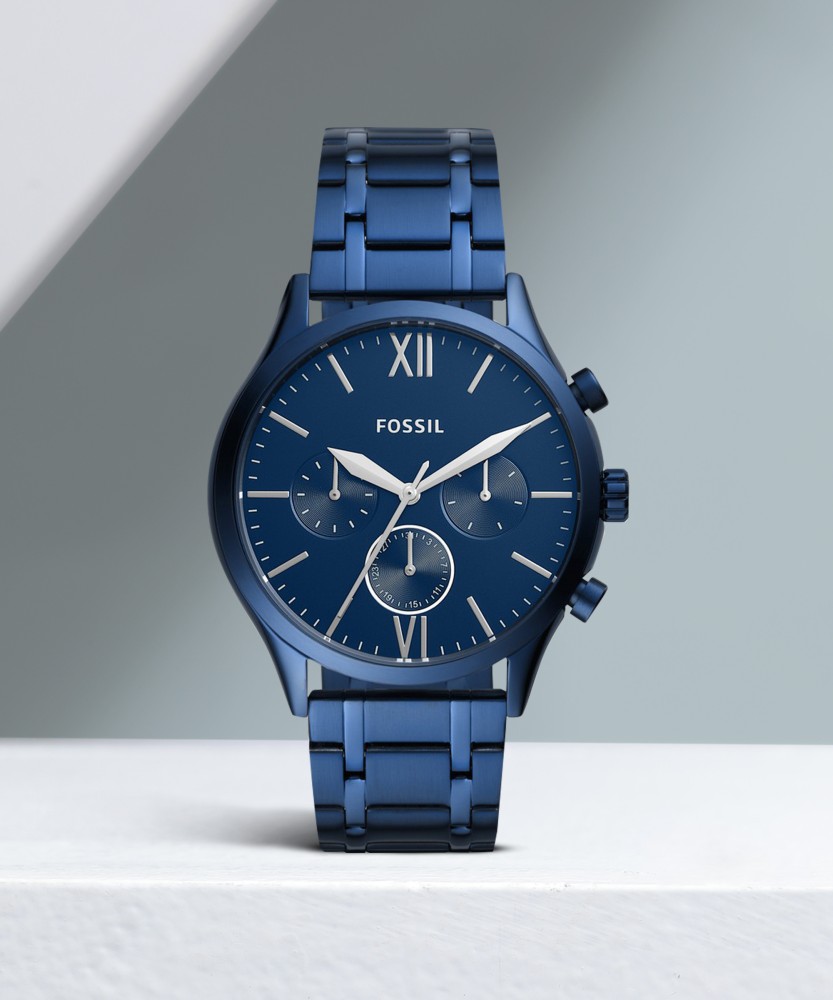 Fossil blue watch price new arrivals