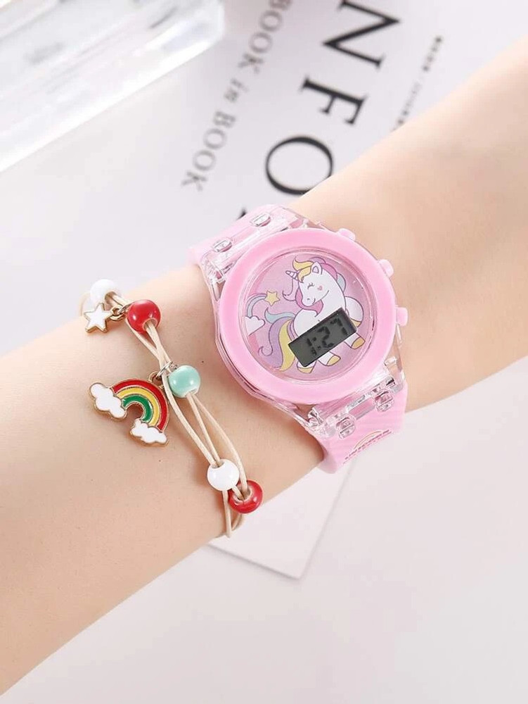 RosaStella 1 Pcs Stylish Analog Led Glowing Light Digital Unicorn Watch for Kids Digital Watch For Girls Buy RosaStella 1 Pcs Stylish Analog Led Glowing Light Digital Unicorn Watch for