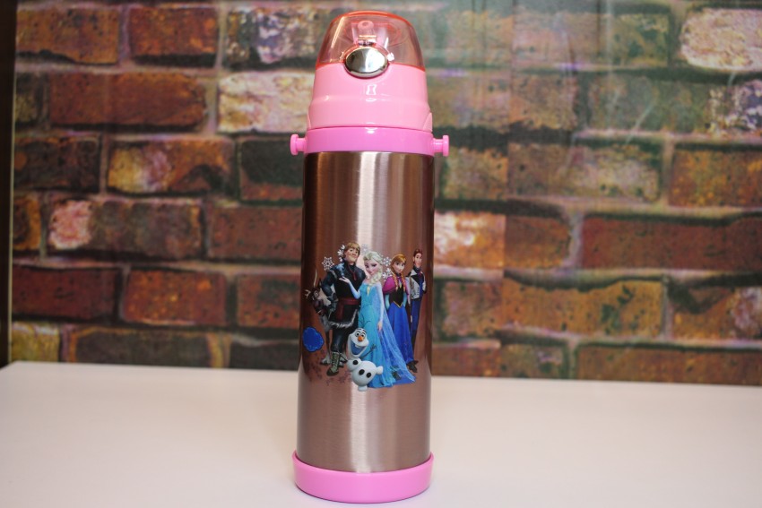 Buy Stainless Steel Princess Kids Sipper Bottle Flask Water Bottle 500 ML