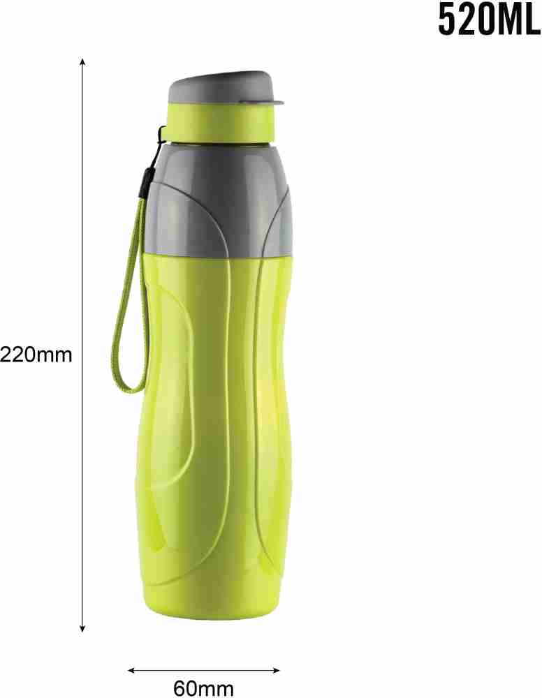 Cello Water Bottle - Puro Kids, Lemon Green, 600 ml