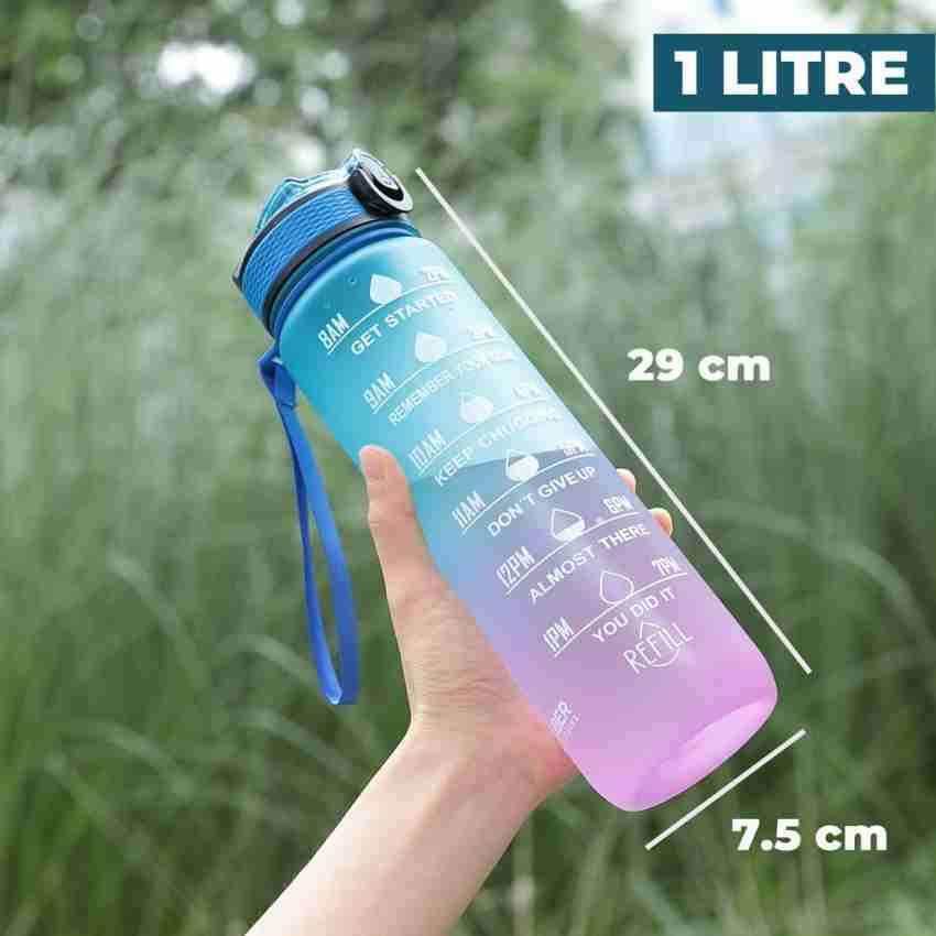 Up To 34% Off on Straw Water Bottle Blue and