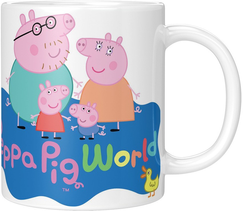 PrintingZone Peppa Pig Sipper Water Bottle Peppa Pig Cup For kids