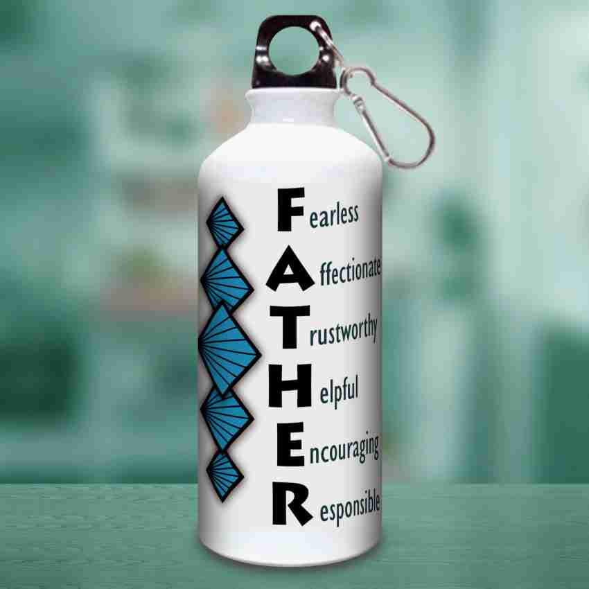 Dad Water Bottle, Fathers Day Gift, Dad's Water Bottle, Gym Bottle,  Personalised Aluminium Water Bottle 