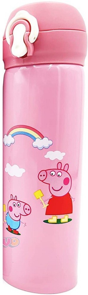 Stainless Steel Peppa Pig Style Sipper Round Shape Insulated Print Water  Bottle Water Bottle for Kids/