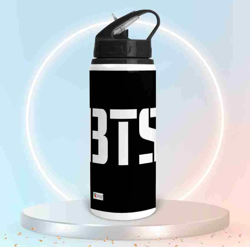 TrendoPrint Bts Sipper Bts Water Bottle Bts Bottle 600ml with Keychain  (Best Gifts for Girls, Friends