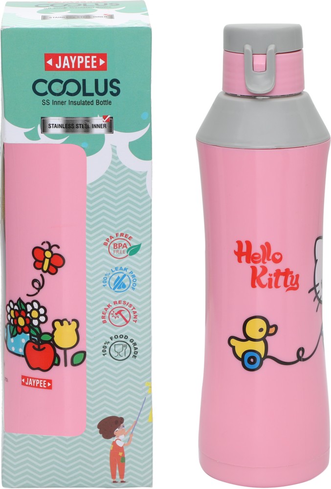 Simple Plastic Sipper Water Bottle For School & Gym Black Color 650ml