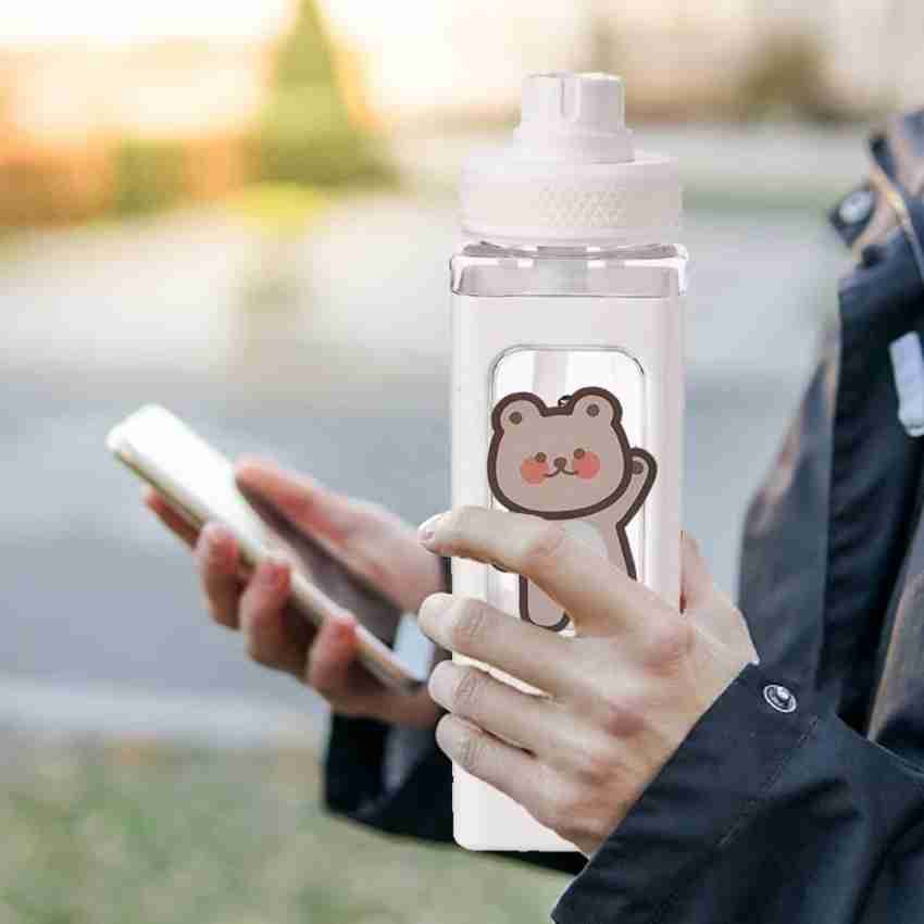 Miniso Bottles 380 ML Kawaii Bear Thermo Bottle For Kids Girl