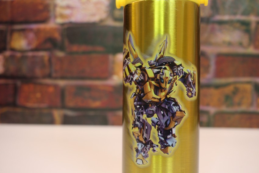 Unleash Creation Transformer Design Steel Sipper 500 ml Water  Bottle - School Sipper