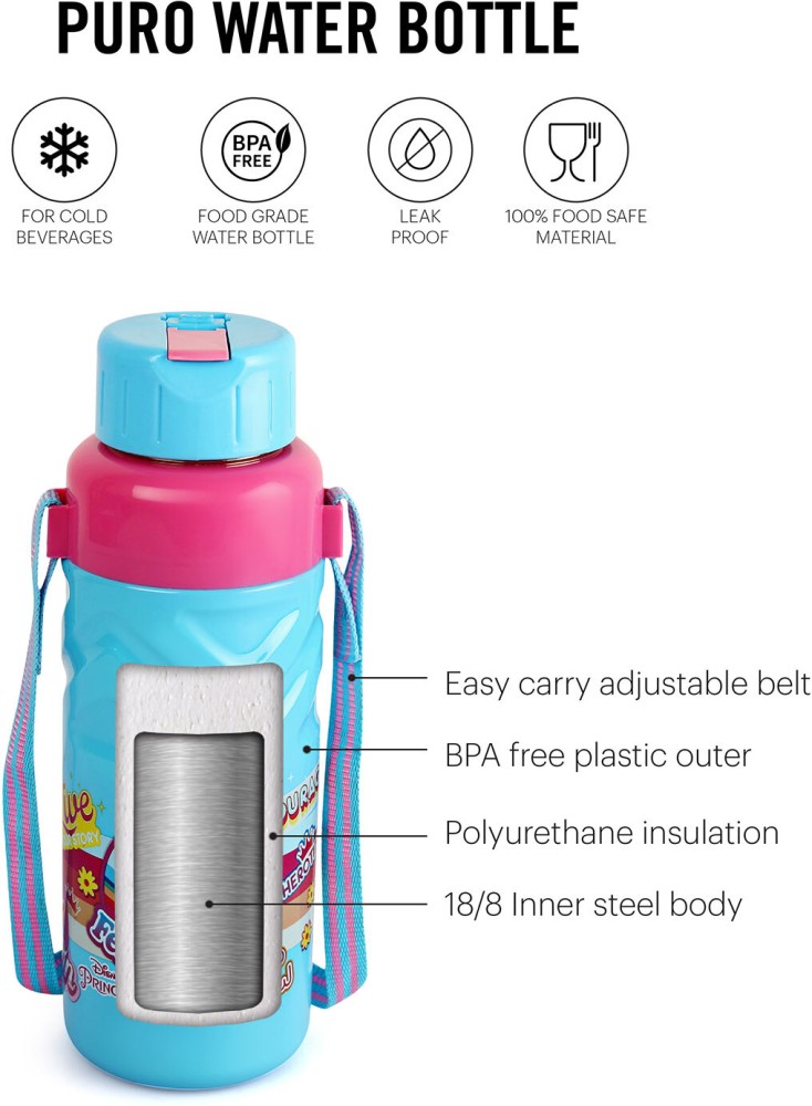 Barbie steel water online bottle