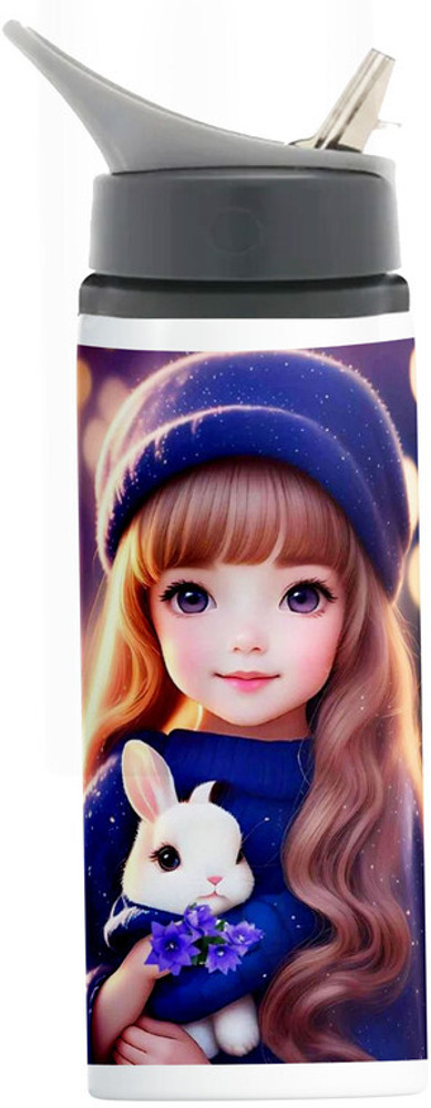 Flipkart Printwala Barbie Doll Sipper Water Bottle For