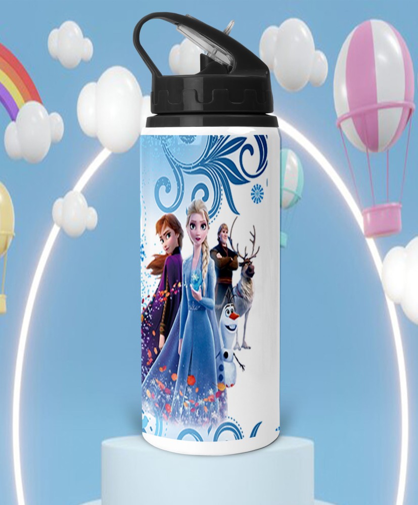 NH10 DESIGN Unicorn Little Princess Printed Water Bottle For Girls, Kids,  Aluminium Sipper Water Bottle 750ml