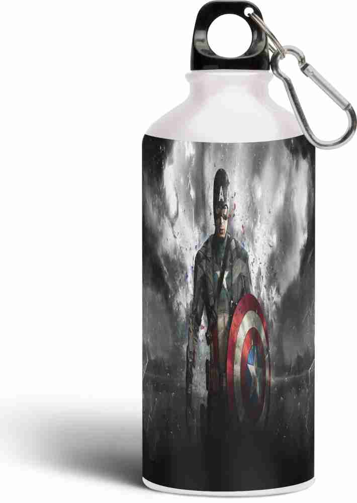 Nirmuk Captain America Printed Aluminium Sipper