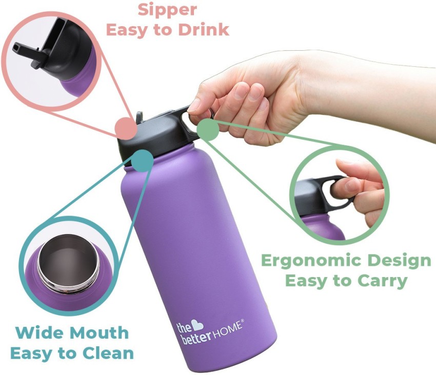 The Better Home Sipper Water Bottle For Adults 1 Litre