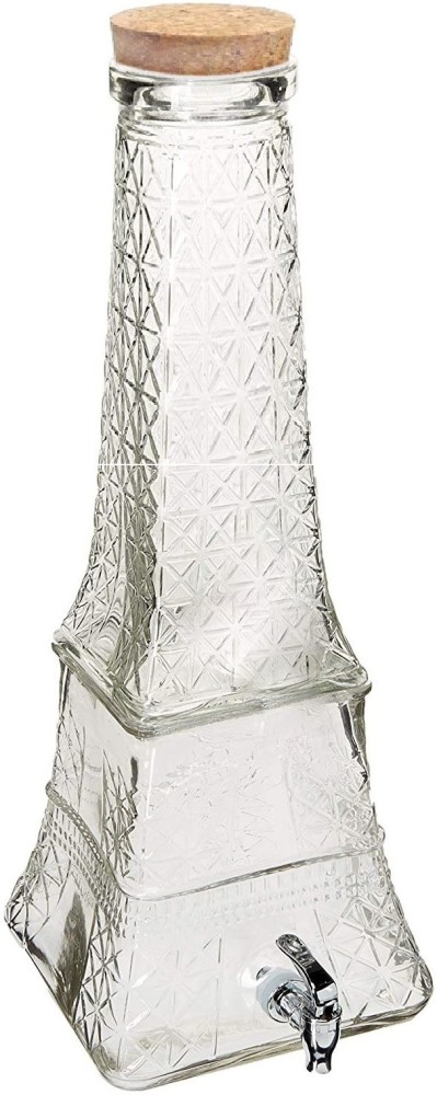 EIFFEL TOWER 1.5 GAL BEVERAGE DISPENSER ON STAND