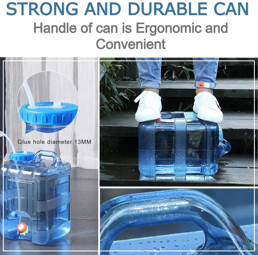 Hukimoyo Camping Water Can 15L with Tap Portable Picnic Travel