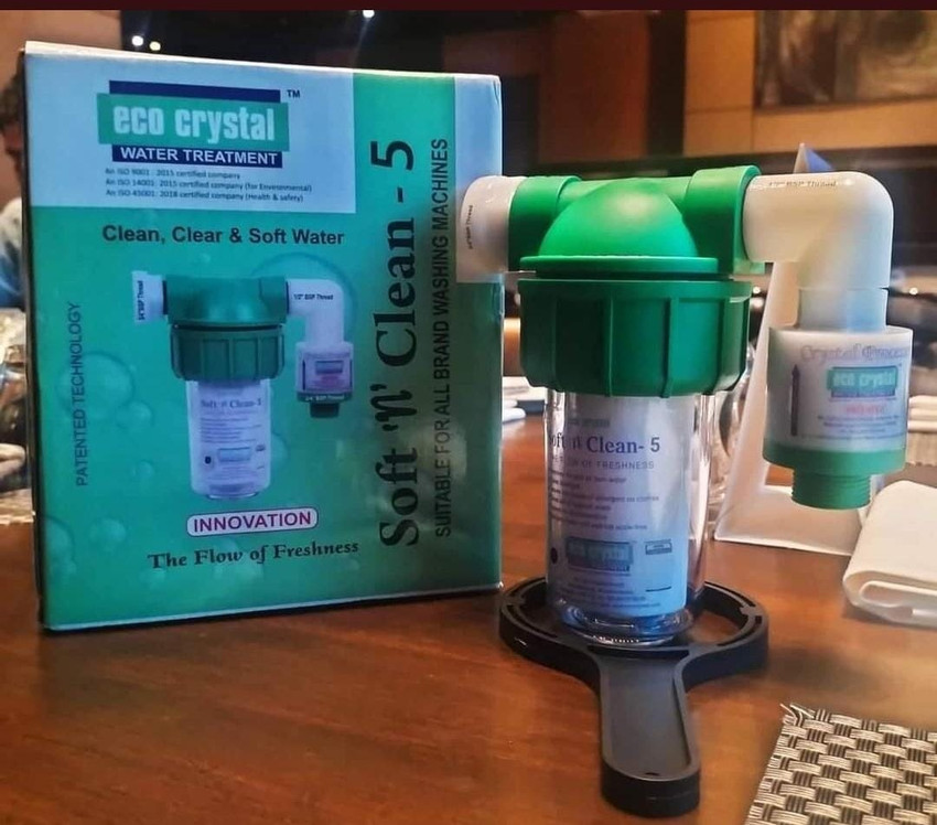 Eco Crystal by Eco crystal Pvt Ltd Soft n Clean 5 Physical Water Softener Best For IFB and Branded Washing Machine Solid Filter Cartridge Price in India Buy Eco Crystal by Eco crystal Pvt Ltd Soft n ...