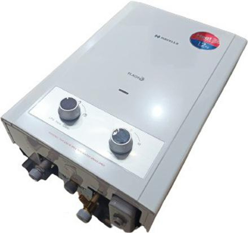 HAVELLS 6 L Gas Water Geyser (FLAGRO 6 L , 1.2 KG, White) Price in India -  Buy HAVELLS 6 L Gas Water Geyser (FLAGRO 6 L , 1.2 KG, White) online at  Flipkart.com