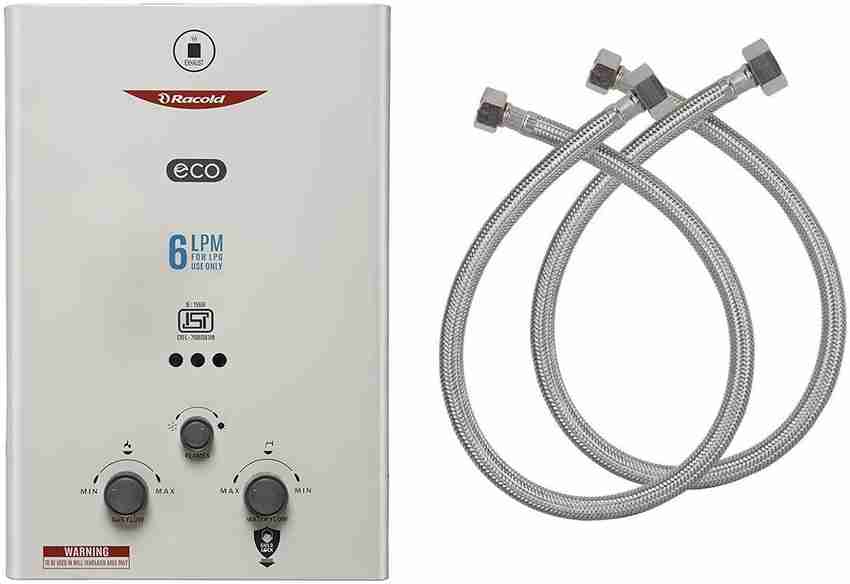 Racold 6 L Gas Water Geyser (ECO LPG WITH Racold ALLOY PIPE SET 45CM,  White) Price in India - Buy Racold 6 L Gas Water Geyser (ECO LPG WITH Racold  ALLOY PIPE