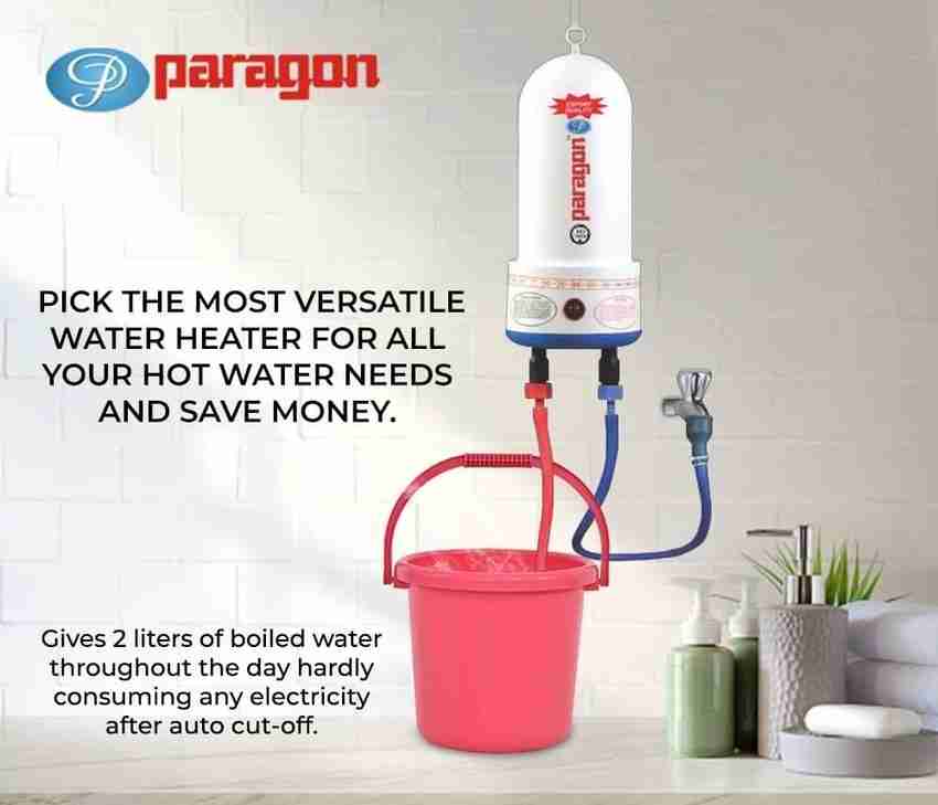 Paragon 2 L Instant Water Geyser (Portable Instant, White) Price in India -  Buy Paragon 2 L Instant Water Geyser (Portable Instant, White) online at  Flipkart.com