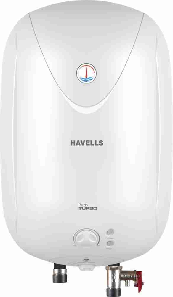 HAVELLS 15 L Storage Water Geyser (Puro Turbo, White) Price in India - Buy  HAVELLS 15 L Storage Water Geyser (Puro Turbo, White) online at Flipkart.com